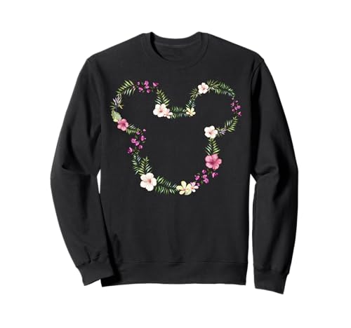 Sweat Mickey Mouse Disney pour femme avec motif floral élégant