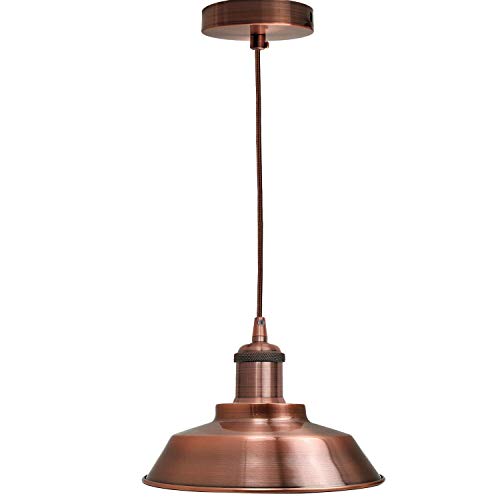 LEDSone Lámpara colgante vintage de metal