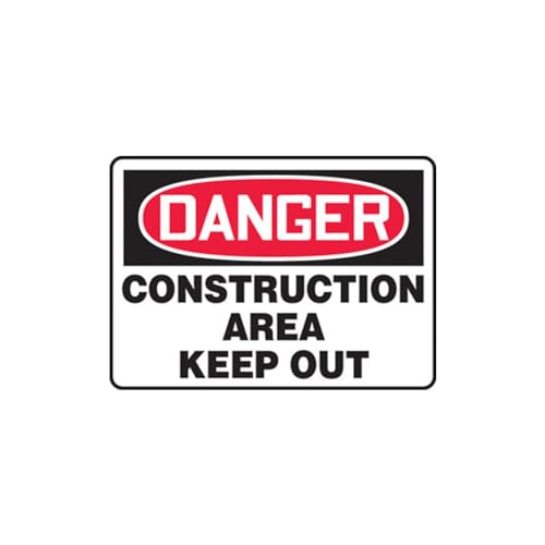 Panneau de chantier Accuform Danger Construction haute résistance Accu-Shield