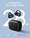 Soundcore C50i by Anker, Open-Ear Headphones, Clip-On Earbuds, Ultra-Comfort, FlexiClip Design, 12mm Drivers for Powerful Bass, AI Clear Calls, 28H Playtime, Secure Fit, Hi-Res, IP55, Bluetooth 6.0