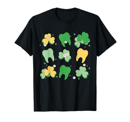 Día de San Patricio Dentista Estudiante dental irlandés Ortodoncista Camiseta