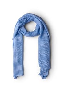 Street One Gestreifter Schal bonnet blue A