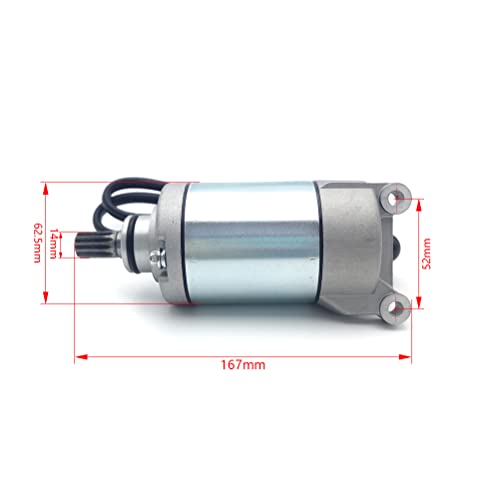 Motor de arranque CB250-F para motocicleta ZONGSHEN 250CC, 11 dientes miniatura 3