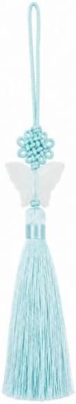 Korean Norigae Butterfly Ornament, Traditional Tassel Charm Gift | Traditional Korean Norigae Ornament