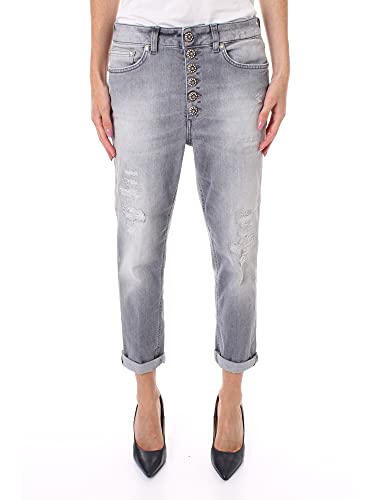 Designer: DONDUP DONDUP DP268B DSE288 BZ9 Jeans Loose Donna Nero 26
