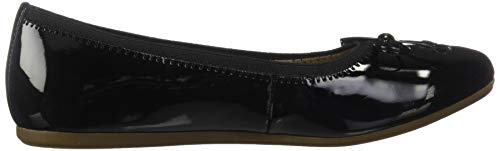 Hush Puppies Girls Josie Ballet Flat, Black, 3 Little Kid Us #TOP5