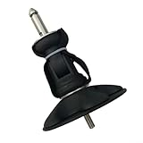 Base de mástil de windsurf con diseño de instalación estable: equipado con accesorios roscados de acero de 8 mm que aseguran una fijación apretada y aflojamiento o desprendimiento durante condiciones intensas de navegación; la placa base de plástico negro y acero inoxidable ofrece resistencia y función confiable en diversas aplicaciones marinas.