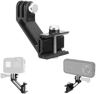 Higoo Camera 20mm Picatinny Rail Mount Adapter 45 Degree Camcorder Holder Compatible with GoPro Sony for Shotgun Rifle Pistol Hunting Shooting Airsoft Paintball Sports