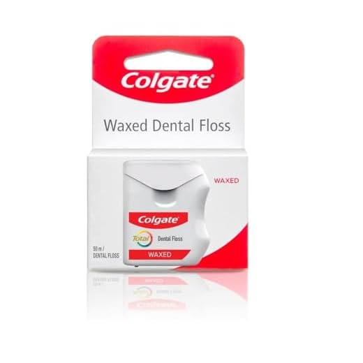 Colgate Waxed Dental Floss For Improved Mouth Health - Pack of 6 (25Mtr Per Pack)