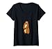 Femme Cadeau Groundhog Marmot T-Shirt avec Col en V