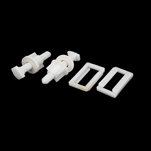 New Lon0167 Toilet Seat Featured Hinge Bolts Screws reliable efficacy Fixing Fitting Kit Repair Tools 2 Sets(id:617 d9 30 2d2) image 5
