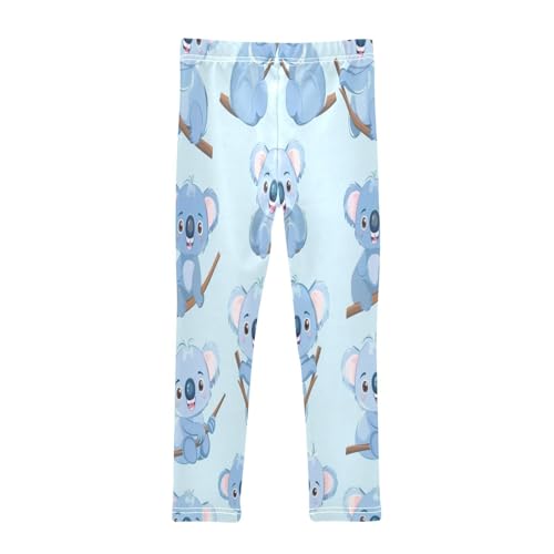 Toddler Girls Leggings Printed Yoga Pants Leggings Blue Branches Koala for Kids2