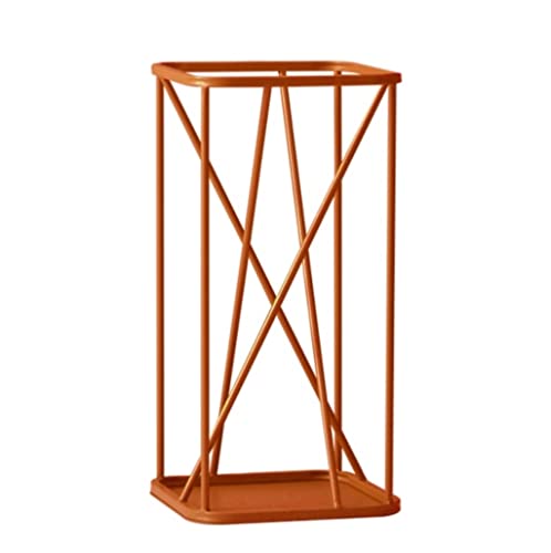 Porte-parapluie en métal avec bac d'égouttage amovible pour l'entrée
