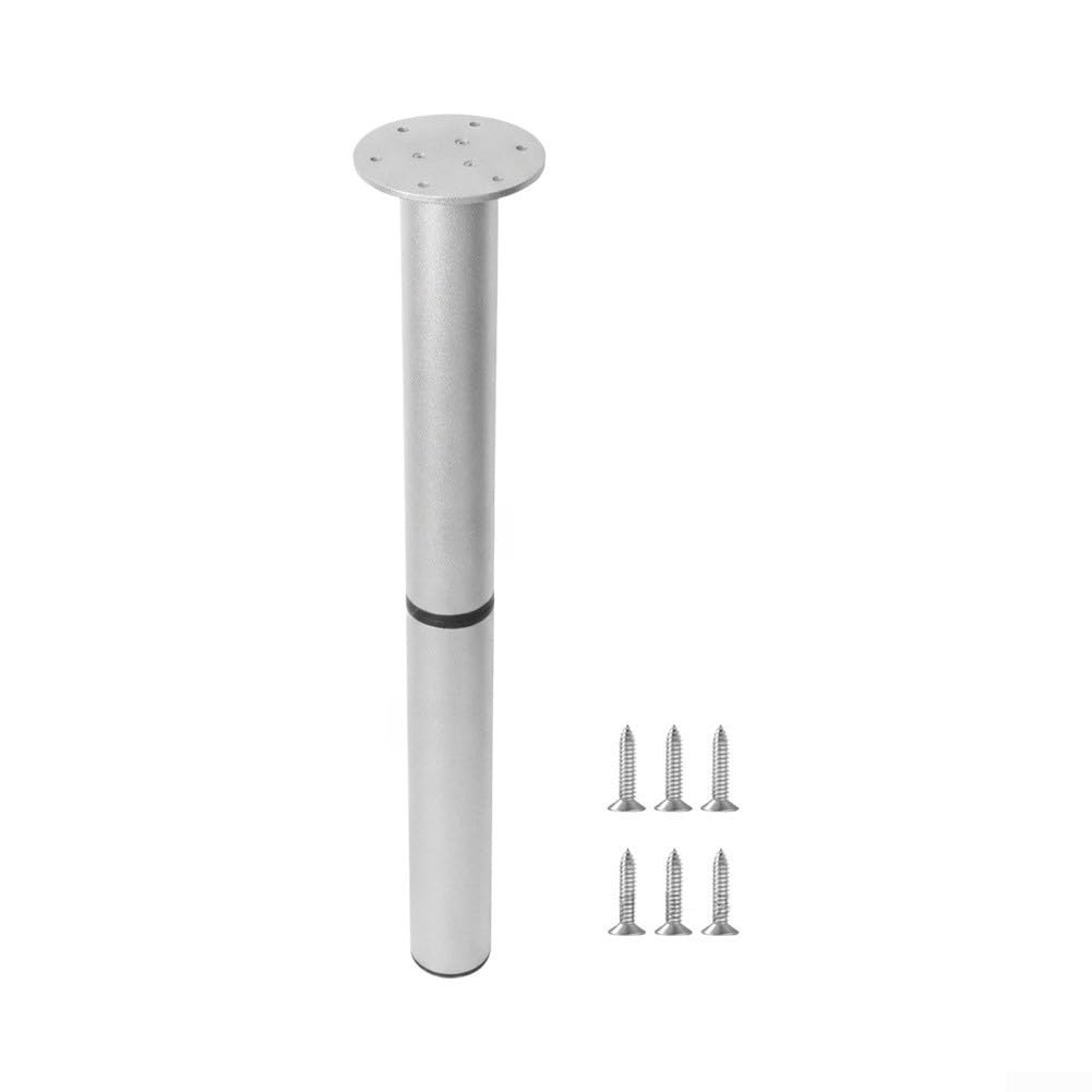 Aluminiumlegierung Tischbein Kit Korrosionsbeständig Silber(Table leg set)