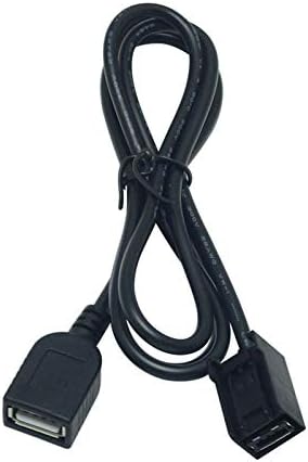 Car AUX USB Cable Adapter Plug Female Port Extension Wire For Mitsubishi Lancer Honda Civic/Accord/Odyssey