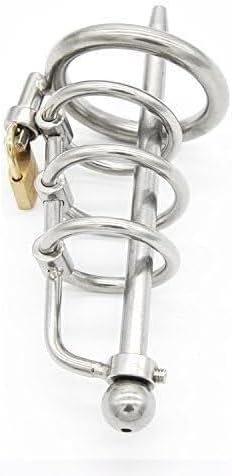 Stainless Steel Expander and Metal Chastity Lock Adult Sex Toy Set, Discover The Fun in and(45mm)