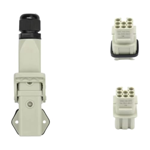Plug de toma aviación pesada HDC-HA de 250V y conector de 8 pines 2