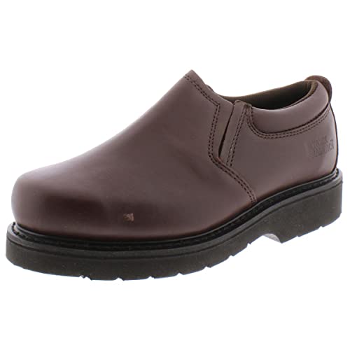 Men's Work Slip-On, 10 3E US, Brown