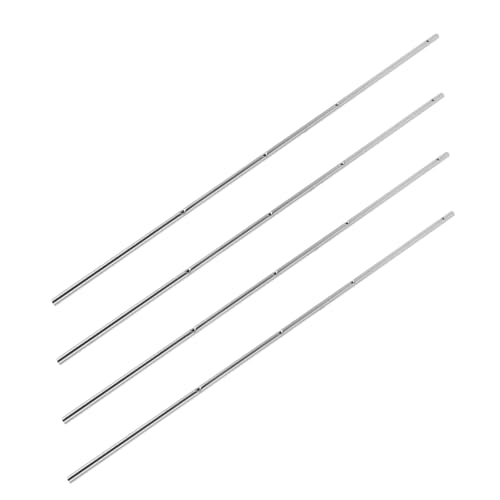 GOOHOCHY 4Pcs Foosball Table Replacement Rods Easy Installation Poles for Table Soccer Machines Compact Design Suitable for All Ages Compatible with Standard Football Tables
