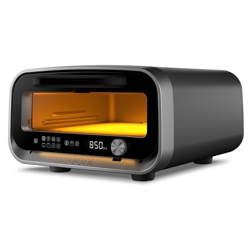 Ooni Volt 2 Electric Indoor Pizza Oven - 70 °F to 850 °F Temperature Range, Versatile Countertop Electric Toaster Oven, Cook 12 Inch Pizzas and More - Charcoal Grey