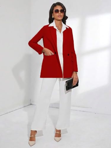 Image of KOTTY Womens Open Front Blazer for Women - Workwear Style Lightweight Blazer for All Seasons