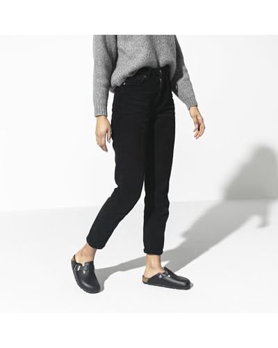 Birkenstock Classic Boston Leder 59463, Clogs, Schwarz (Schwarz 49), 46 EU (11.5 UK) – Ansicht 3