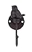 YukaBa 520013 Songbird Wall Hook, Brownish Black (Bird-1Pack)