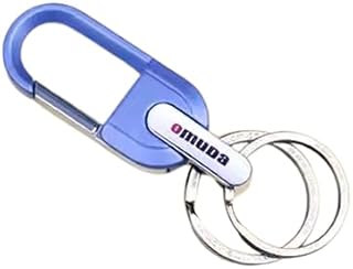 ""ميدالية مفاتيح بلون السماء الأنيق" بتصميم وجودة فائقة" مصنوعة من سبائك الزنك لمفاتيح السيارات والدراجات مناسبة للجميع - متعددة الألوان