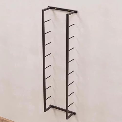 Support de rangement mural gym à domicile pour tapis de yoga et haltères