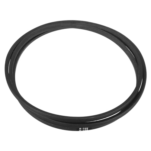Image of uxcell A108 or 4L1100 Classic Wrapped Rubber V-Belt, 108 inch(2743mm) Inside Circumference, A Profile V Belt