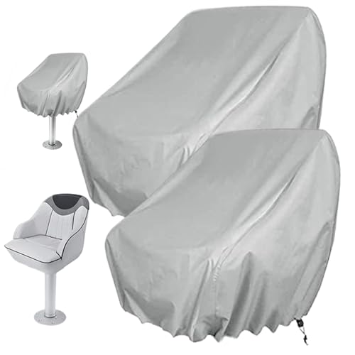 Housses de siège de bateau imperméables de 22x24 pouces pour ponton yachting lot de 2