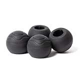 最安!lifactlab. アウトドア チェア 脚 カバー Helinox ヘリノックス チェアワン チェアツー 用 4個セット 袋付 (ブラック)