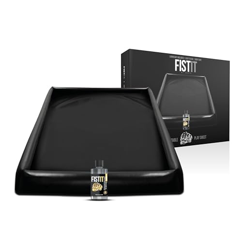 Shots Fist It FST006BLK Aufblasbare Spielunterlage und konzentriertes Gleitmittel - widerstandsfähiges Material - Schwarz