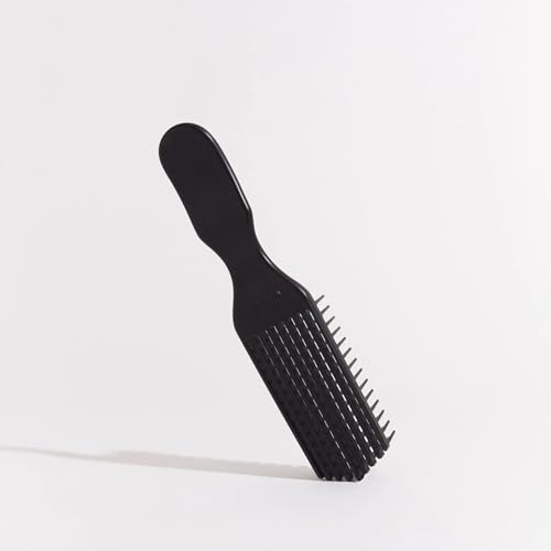 Felicia Leatherwood Black Detangler Brush - For Kinky, Curly, Wavy or Straight Hair - Tame Your Tangles Smooth Your Coils…