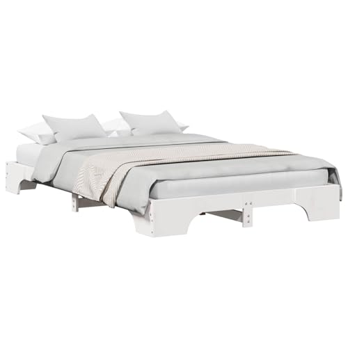 Genérico Estructura de Cama 120 x 190 cm Madera de Pino Macizo,Camas y Accesorios,Camas y somieres-872873