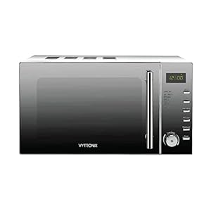 VYTRONIX VY-C900M 900W Digital Microwave Oven | Freestanding Microwave with 5 Power Levels, Clock & Timer Function…