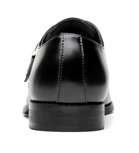 Mens Loafers Buckle Monk Strap Loafers Shoes Business Casual Leather Formal Dress Slip On Shoes for Men4