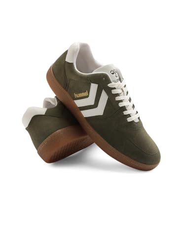 Image of hummel Classic Verve Casual Suede Sneaker for Men Lightweight with Synthetic Suede Enhanced Comfort Cushioned Insole and Slip-Resistance Work and Play Business Casual Shoes