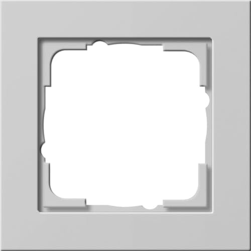 Gira 021137 Abdeckrahmen, 1-Fach, E2, grau matt