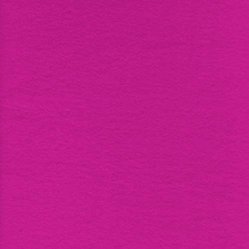 Solid Hot Pink Anti-Pill Premium Fleece Fabric (Medium Weight) by The Yard