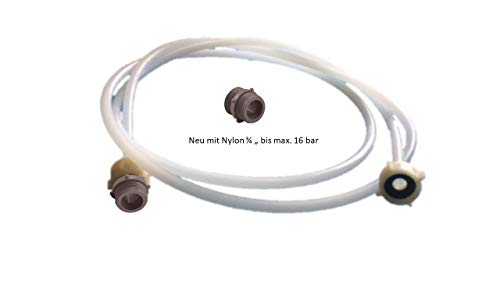 Side by Side Verlängerung Schlauch komplett 3/ 4 Zoll, Kühlschrankschlauch, blau 0,5m so stark wie Kupferrohr und doch flexible