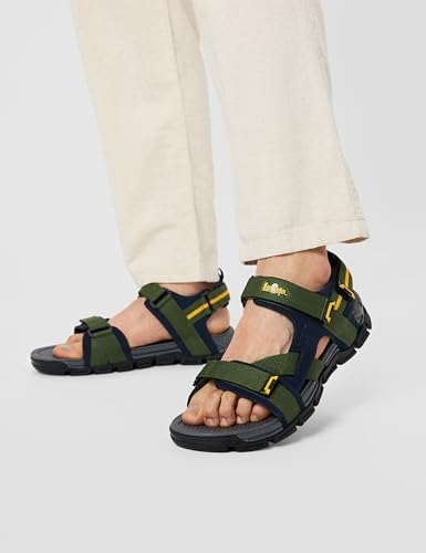 Image of Lee Cooper LC9687E Men's Leather Sandal I Comfortable | Stylish Sandal for Men's Office & Business