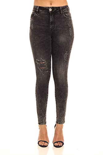 Calça jeans Bia, Colcci, Feminino, Preto (Ind.Preto), 40