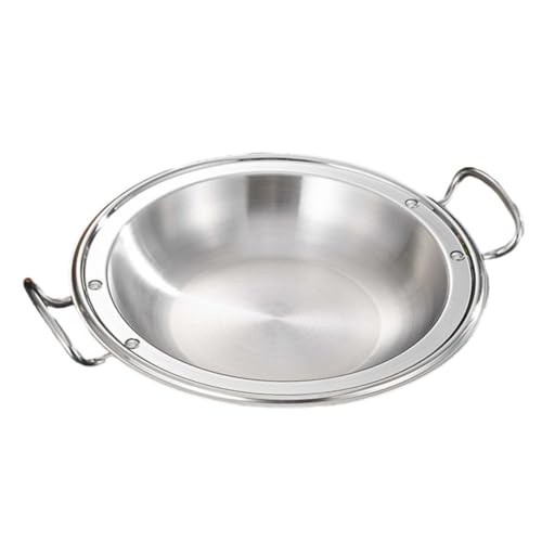 ibasenice 1 Pieza Olla de Inoxidable Cocción Rápida Cacerola de Utensilio de Cocina Multifuncional Comidas y Casa