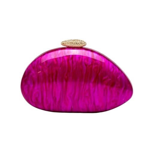 BGHYJKOL Bolso Nacar Bolsos de noche, bolsos hombro con forma especial, boda, mano moda, cruzados, elegantes carteras for mujer(C-97 pink)