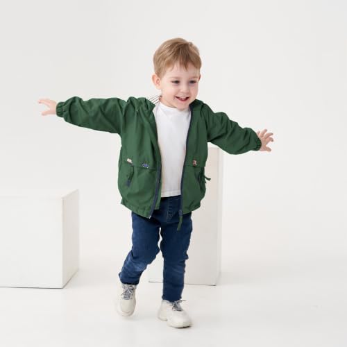 Image of Volunboy Toddler Boys Spring Windbreaker Lightweight Jacket