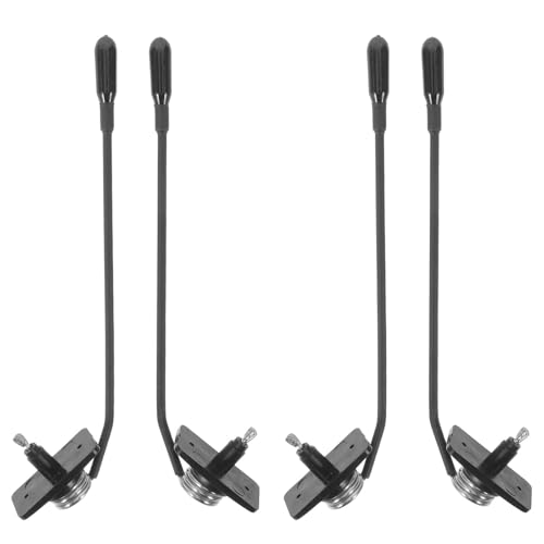 Veemoon Clips de Resorte para Atril de Partituras 4 Unidades, Clips Antideslizantes de Acero al Manganeso para Sujetar Páginas de Libros de Música, Accesorios para Soporte de