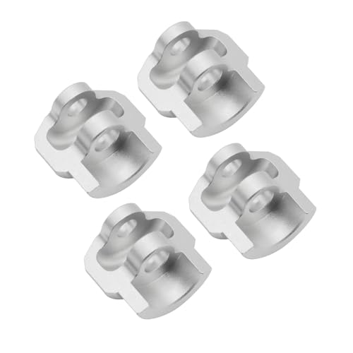 RC Car Accessories for ARRMA AR330492 1/7 1/8 4pcs Metal Shock Cap Protector Shock Absorber Protection Cover RC Car Upgrade Parts Accessories(Silver)