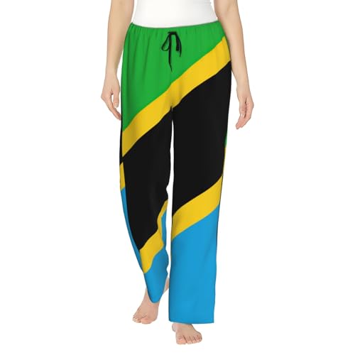 Pantalon de pyjama femme tanzanie respirant et bas de nuit doux toutes tailles du S au 3XL