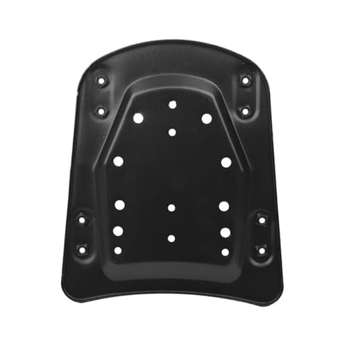 Porte-bagages moto universel avec barre support de coffre et plaque arrière